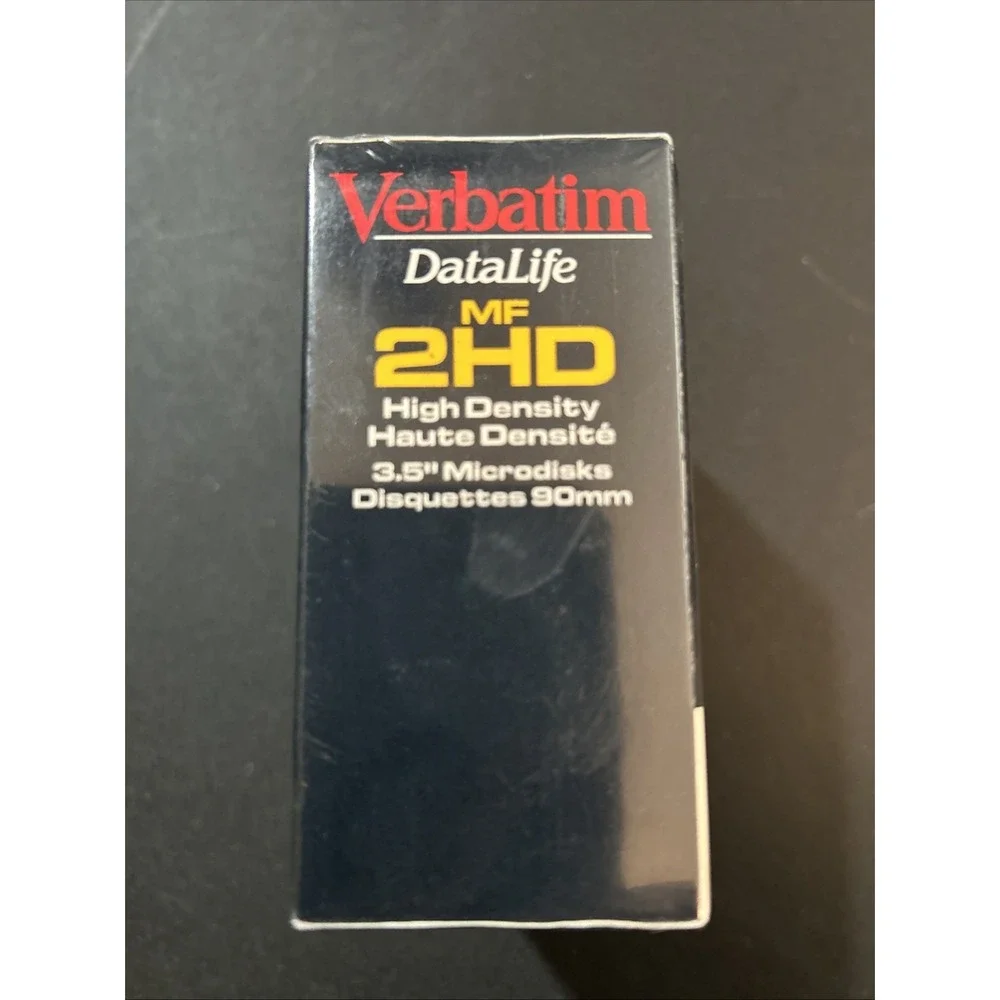 Verbatim DataLife Diskettes MF 2HD IBM Formatted 3.5